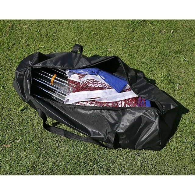 Alt view image 7 of 7 - Portable Badminton Net Set Tennis Volleyball Training Height Adjustable w/ Bag