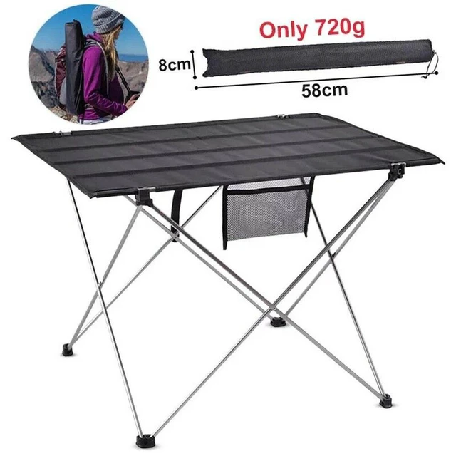 Alt view image 3 of 5 - Portable Folding Table Lightweight Camping Table for Camping Hiking Picnic