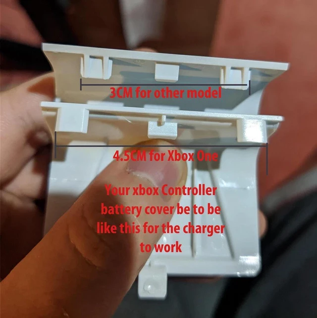 Alt view image 2 of 7 - Xbox One Controller Charger Dual Charging Station Compatible with Xbox One
