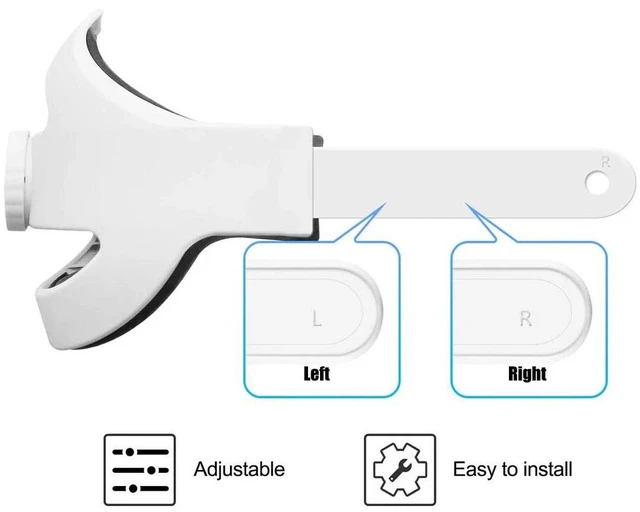 Alt view image 4 of 7 - Replace Adjustable Elite Strap for Oculus Quest 2 Head Strap Headband