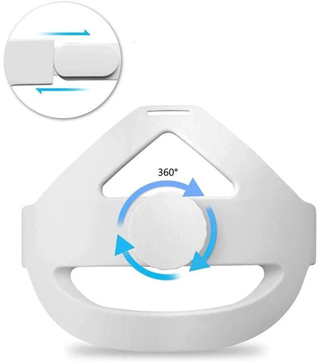 Alt view image 6 of 7 - Replace Adjustable Elite Strap for Oculus Quest 2 Head Strap Headband