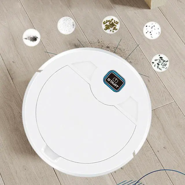 Alt view image 3 of 6 - Home Automatic Suction Sweeping Robot Vacuum Rechargeable Cleaner