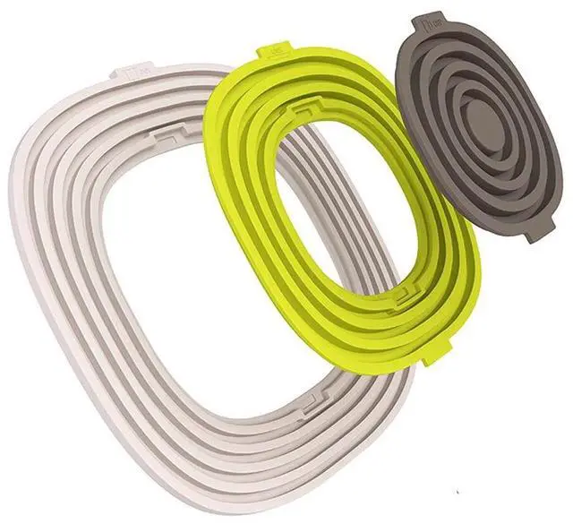 Alt view image 3 of 6 - 3in1 Silicone Coasters Hot Pads Heat Resistant Trivets for Hot Pots Pans Cups