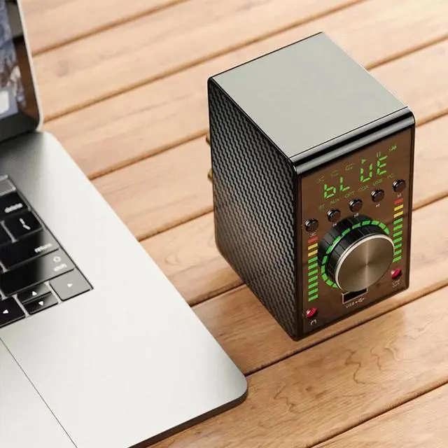 Alt view image 5 of 7 - Digital Amplifier Bluetooth 5.0 USB DAC Coax Opt Home Audio Amp Mini 136W
