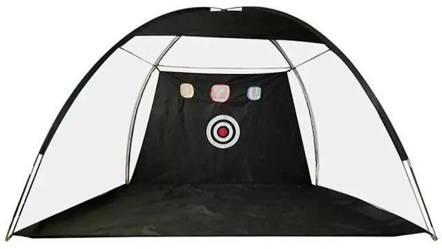 Alt view image 2 of 7 - Golf Practice Hitting Net Ball Turf Tee Set for Indoor Backyard Portable 3M 10Ft