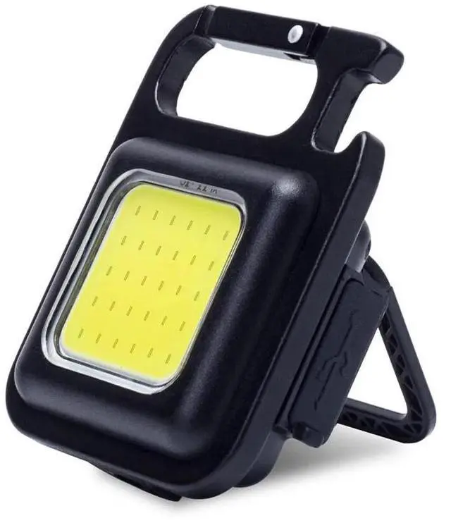 Main image of COB LED Flashlight Keychain 500 Lumens Mini Portable Rechargeable Magnet