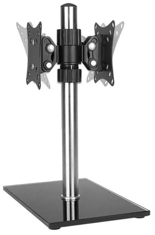 Alt view image 5 of 6 - Dual Desktop Monitor Mount Computer Monitor Holder Arm Dual 14-27 Inch