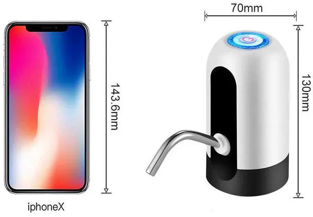 Alt view image 4 of 4 - Water Bottle Pump Automatic USB Charging Water Bottle Dispenser