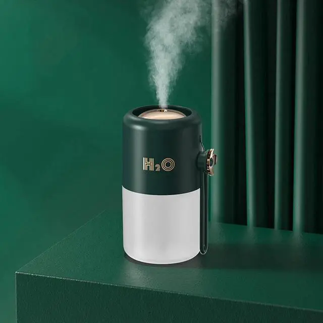Main image of 300ML Mini Humidifier Rechargeable with Night Light for Car (Green Only)