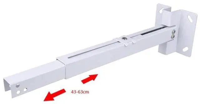 Alt view image 5 of 7 - WHITE Steel Projector Ceiling Mount Bracket LCD DLP Extendable Adjustable 44lbs