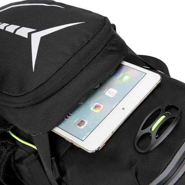 Alt view image 6 of 7 - Hydration Backpack High Visibility Reflective Hiking Mountain Climbing Cycling