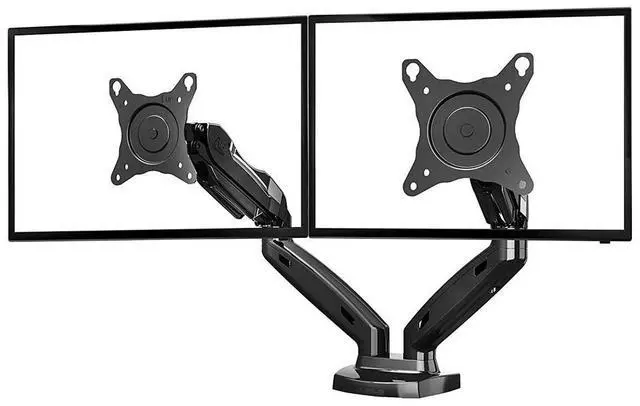 Alt view image 2 of 7 - Dual Monitor Desk Mount Gas Spring Arm Stand Table Deskmount for LCD Screen