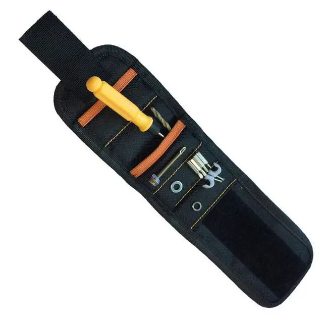 Alt view image 2 of 6 - Magnetic Wristband Tool Belt with 15-Powerful Magnets Adjustable