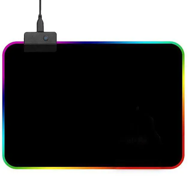 Alt view image 4 of 7 - Gaming Mouse Pad RGB LED Light Color Switching For Computer Laptop Colorfull
