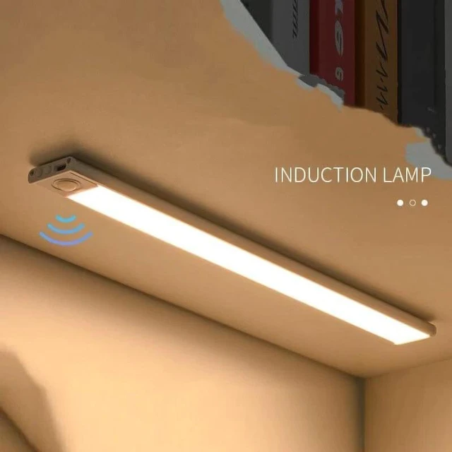 Alt view image 2 of 7 - 2 x LED Motion Sensor Cabinet Light Under Counter Closet Cordless Rechargable