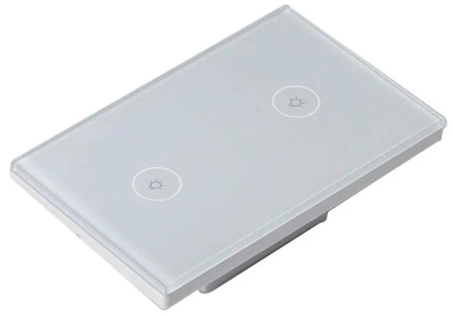 Alt view image 6 of 6 - WiFi Smart Wall Touch Light Switch Glass Panel Wireless Remote Control