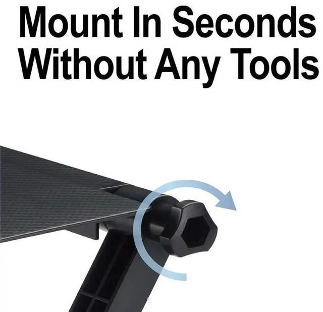 Alt view image 6 of 7 - Monitor TV Top Rack Accessory Set-top Box Holder Bracket Shelf for Storage