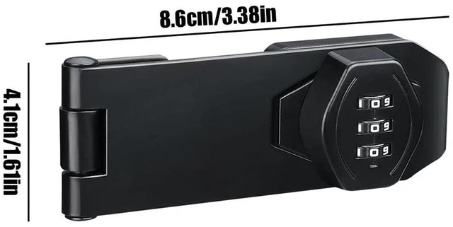 Alt view image 4 of 7 - Password Combination Cabinet Lock 3 Digit Password Drawer Lock Cabinet