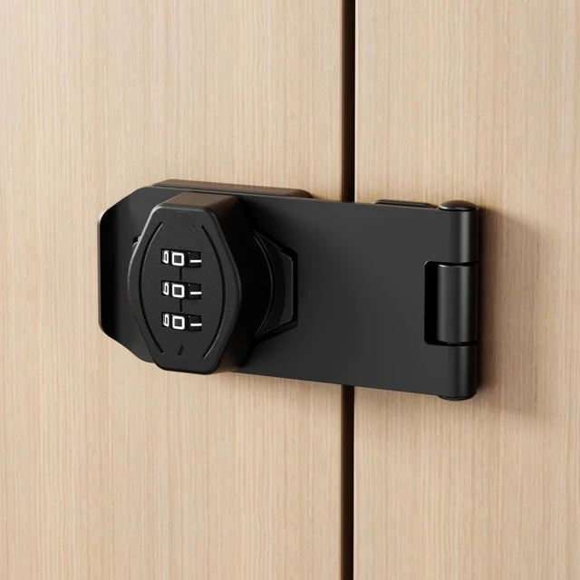 Alt view image 3 of 7 - Password Combination Cabinet Lock 3 Digit Password Drawer Lock Cabinet
