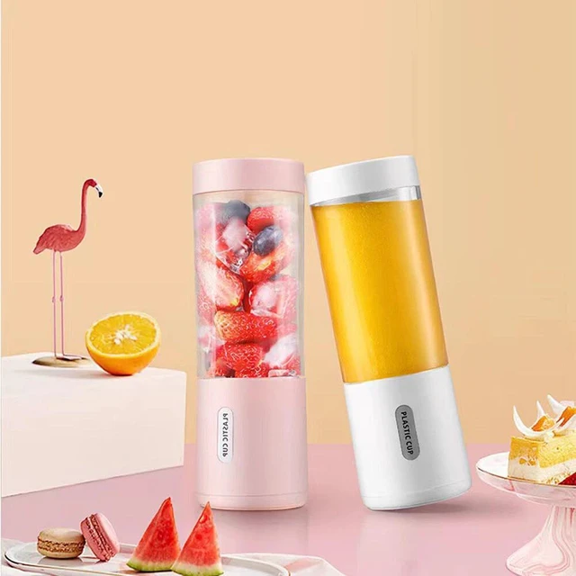 Alt view image 6 of 6 - Electric Blender Cup Fruit Juice Mixer Portable Lightweight Water Bottle