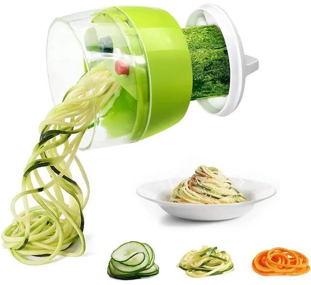 Main image of Multi-Function Handheld Spiralizer Vegetable Slicer Adjustable Grater Cutter
