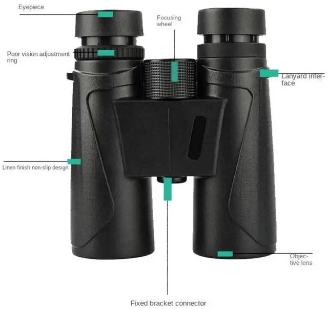 Alt view image 6 of 7 - Binoculars 12 x 42 Telescope Hunting Outdoor Zoom High Definition