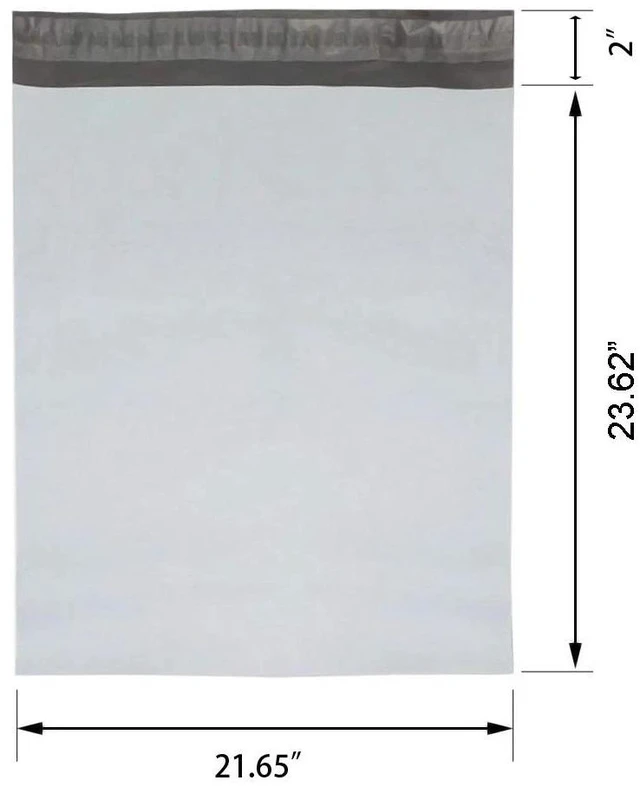 Alt view image 6 of 6 - Courier Bags Packing Envelopes Poly Self Seal Shipping Mailer 100 Bags 22x26 in
