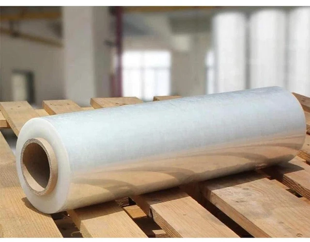 Alt view image 7 of 7 - Stretch Pallet Wrap Industrial Shrink Wrap Film 18 In x 853 Ft Handwrap Roll
