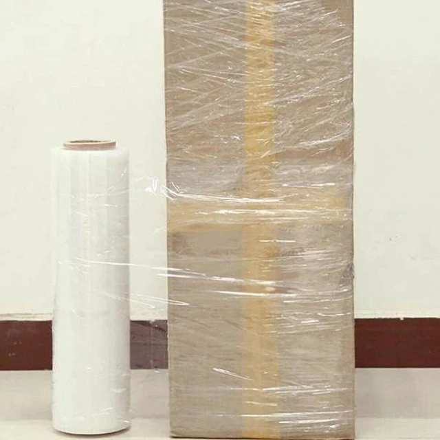 Alt view image 5 of 7 - Stretch Pallet Wrap Industrial Shrink Wrap Film 18 In x 853 Ft Handwrap Roll