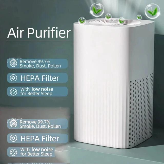 Alt view image 2 of 7 - Air Purifiers HEPA Filter For Home Office Pet Remove Odd Smell