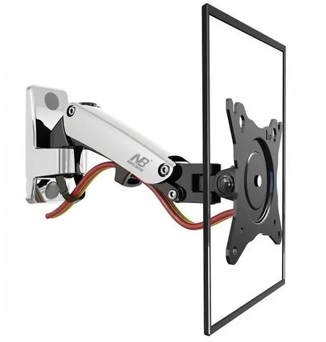Alt view image 4 of 7 - Wall Mount Gas Strut Full Motion LED LCD Monitor Tilt Arm Bracket 19 - 27 in