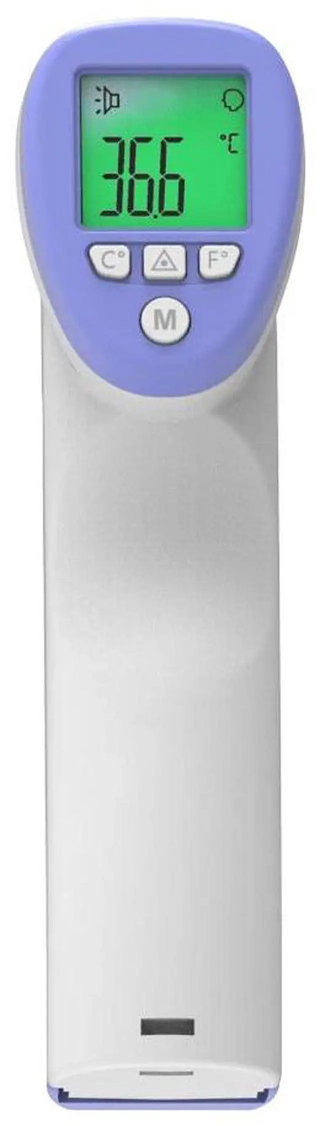 Alt view image 7 of 7 - No-Touch Infrared Digital Forehead Thermometer Baby Adult Body Temperature Gun