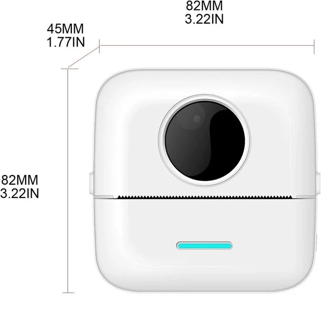 Alt view image 7 of 7 - Wireless Bluetooth Portable Pocket Mini Thermal Photo Printer Inkless Printing