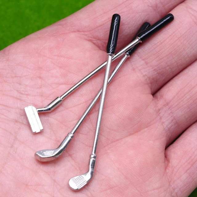 Alt view image 6 of 7 - Mini Desktop Golf Game Set Mini Tabletop Golf Set Putter Flag Balls
