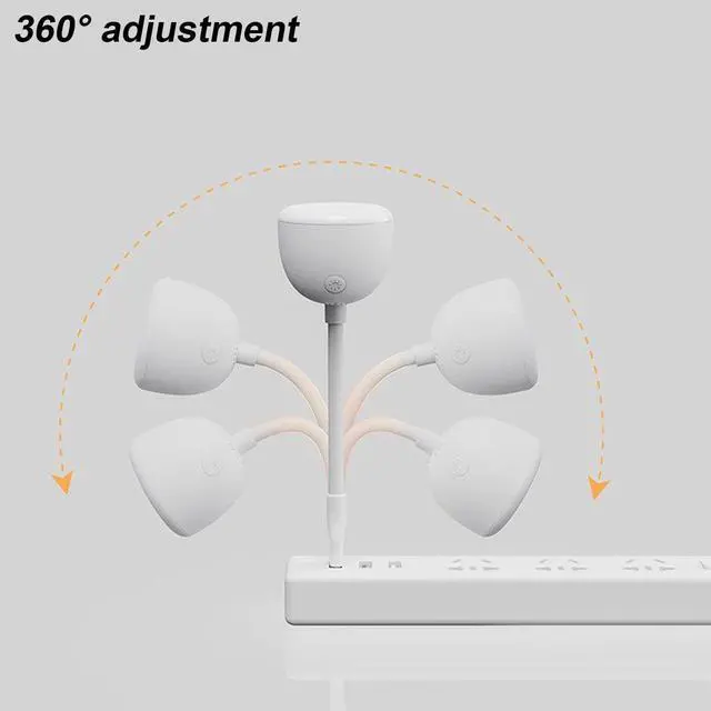 Alt view image 6 of 7 - 1pc USB Ceiling Moon LED Moon Night Light USB Projector Moon Room Decor Lamp