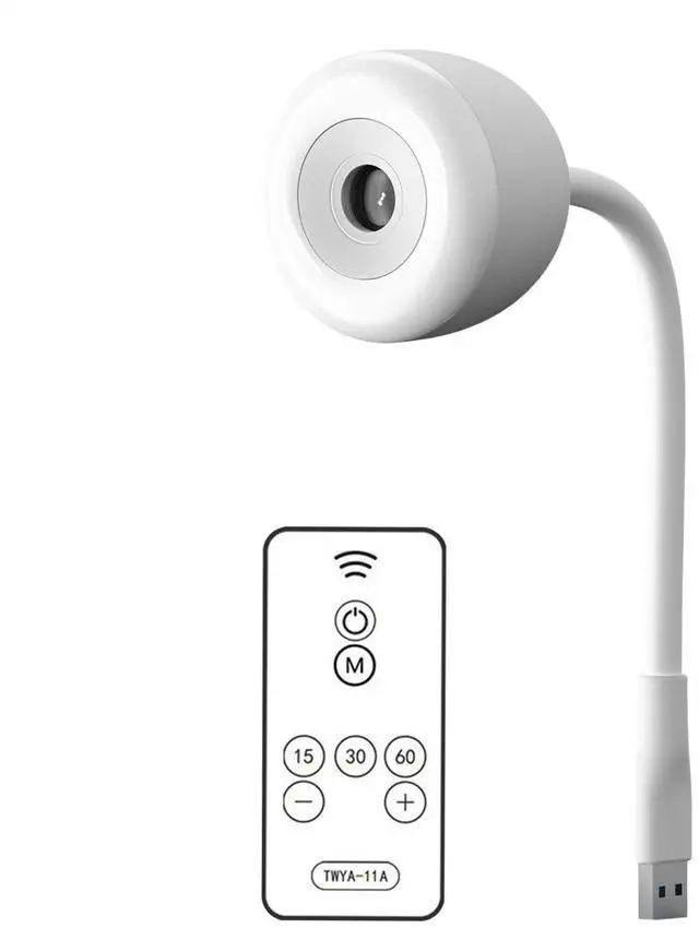 Main image of 1pc USB Ceiling Moon LED Moon Night Light USB Projector Moon Room Decor Lamp