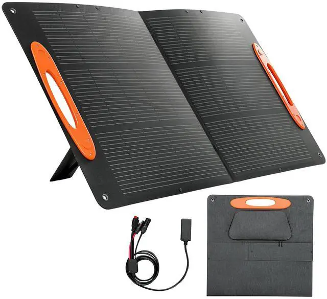 Alt view image 7 of 7 - 100W Portable Solar Panel Solar Charger with USB-A & USB-C Output