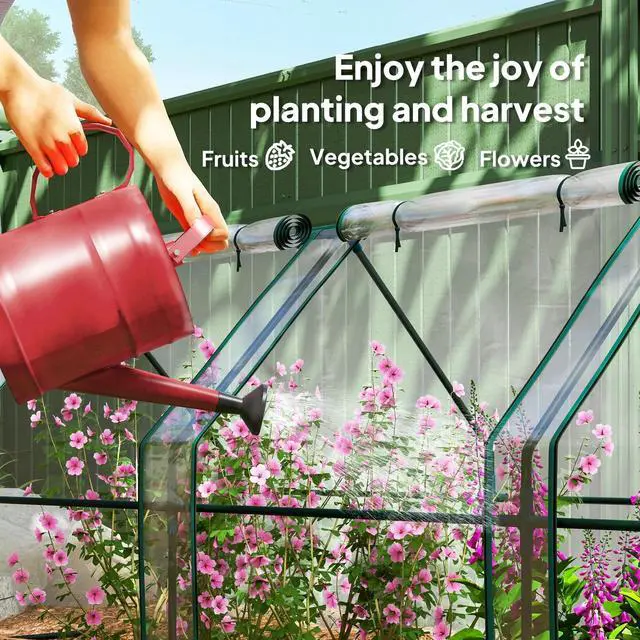 Alt view image 5 of 7 - Portable Greenhouse Flower Green House Clear