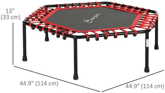 Alt view image 2 of 7 - 45" Bungee Rebounder Trampoline with LED Lights
