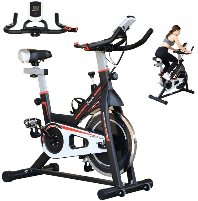 Main image of Upright Stationary Exercise Bike Indoor Cycling Bicycle