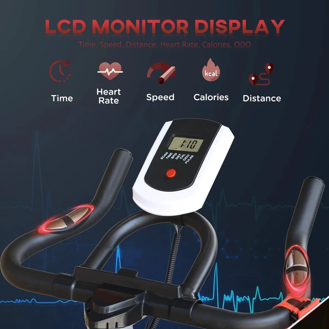 Alt view image 4 of 7 - Upright Stationary Exercise Bike Indoor Cycling Bicycle