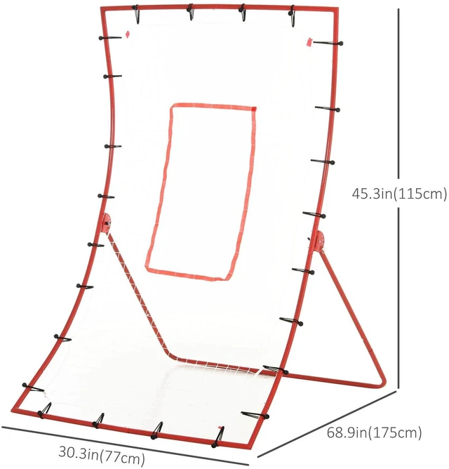 Alt view image 2 of 7 - 5 Angles Adjustable Rebounder Goal, Baseball/Football Daily Training