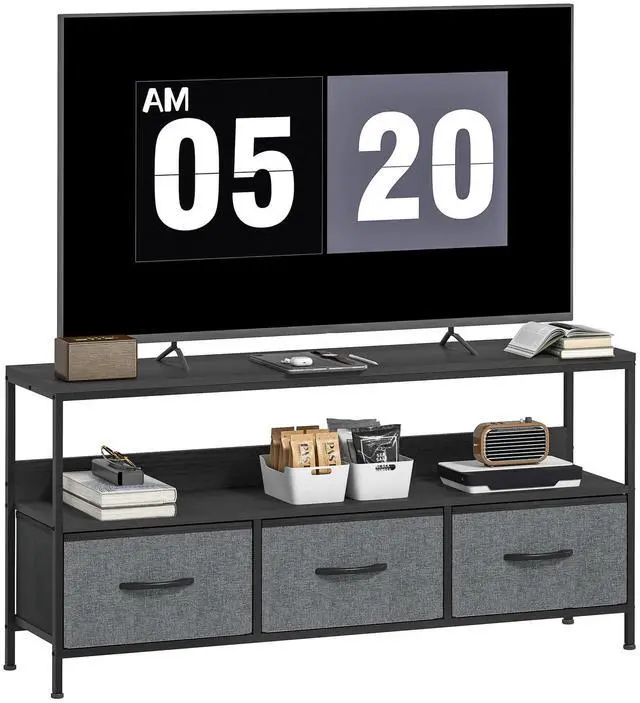 Alt view image 7 of 7 - TV Stand with Charging Station and Storage
