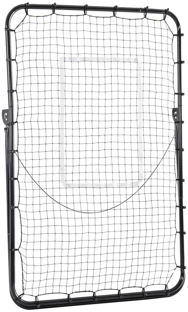 Alt view image 7 of 7 - Foldable Football Rebounder Net with Target Zone, Black
