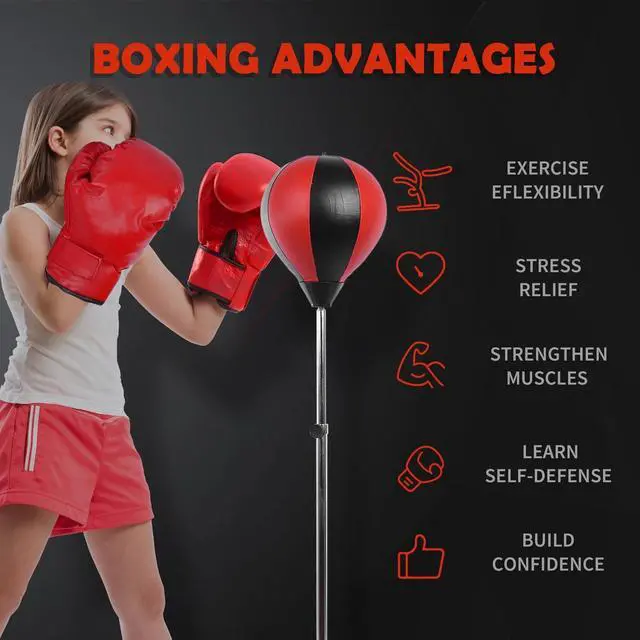 Alt view image 4 of 7 - Adjustable Boxing Punching Bag with Gloves
