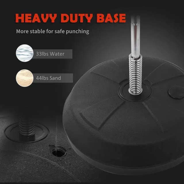 Alt view image 3 of 7 - Adjustable Boxing Punching Bag with Gloves