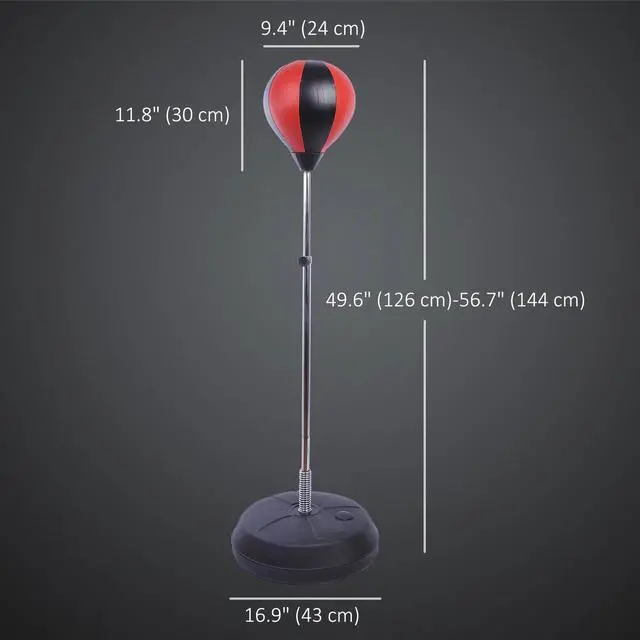 Alt view image 7 of 7 - Adjustable Boxing Punching Bag with Gloves