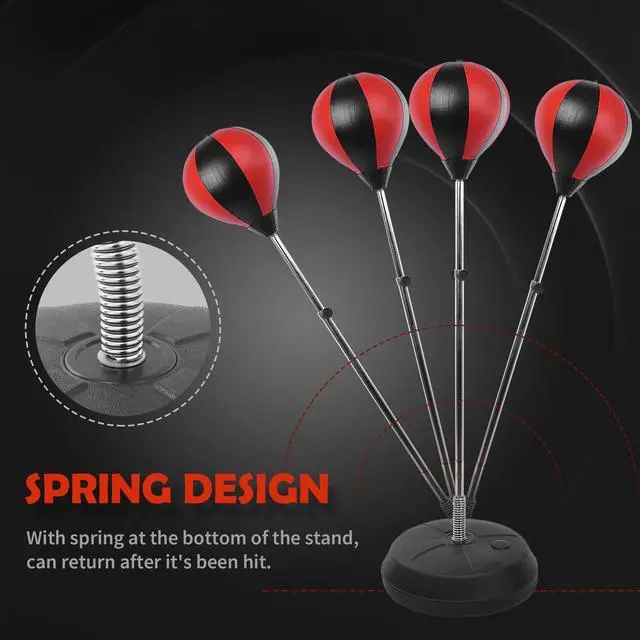 Alt view image 5 of 7 - Adjustable Boxing Punching Bag with Gloves