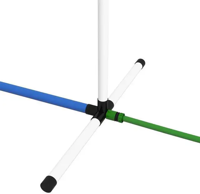 Alt view image 7 of 7 - 2PCs Dog Agility Kit with Weave Poles, Spray Water Tube