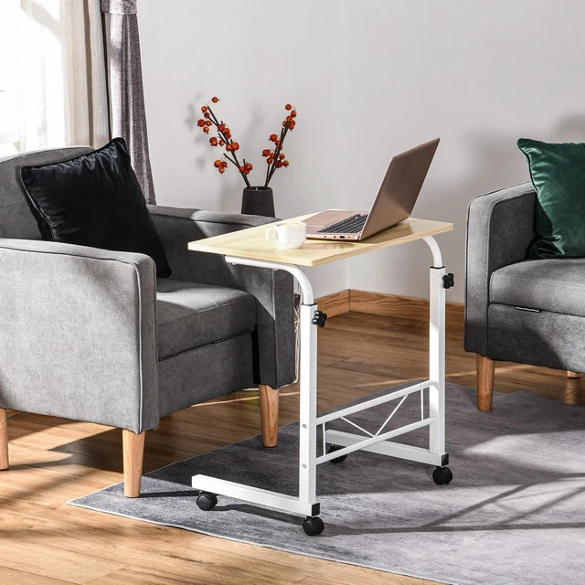 Main image of C-Shaped Mobile Sofa Side Table Home Rolling Laptop Cart for Living Room Bedroom